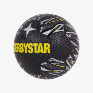 Afbeelding Derbystar Streetbal straatvoetbal zwart/zilver/grijs