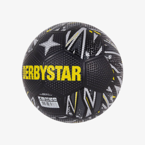 Afbeelding Derbystar Streetbal straatvoetbal zwart/zilver/grijs