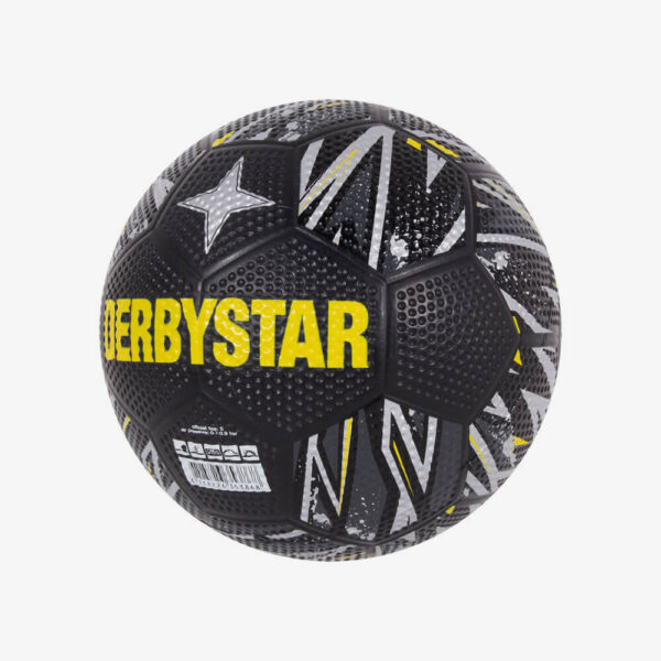 Afbeelding Derbystar Streetbal straatvoetbal zwart/zilver/grijs