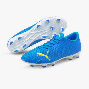 Afbeelding Puma Ultra 2.2 fg/ag junior voetbalschoenen blauw/geel