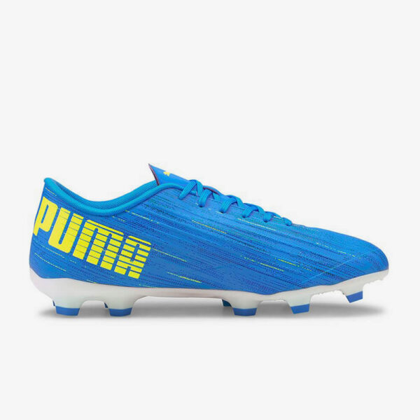 Afbeelding Puma Ultra 2.2 fg/ag junior voetbalschoenen blauw/geel