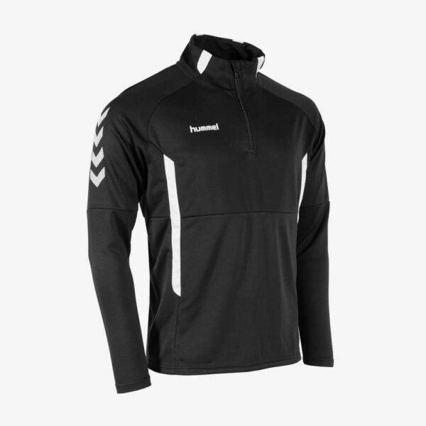 Hummel Stanfries Authentic 1/4 Zip Top- Senior - Trainingstop - Zwart - Afbeelding 3
