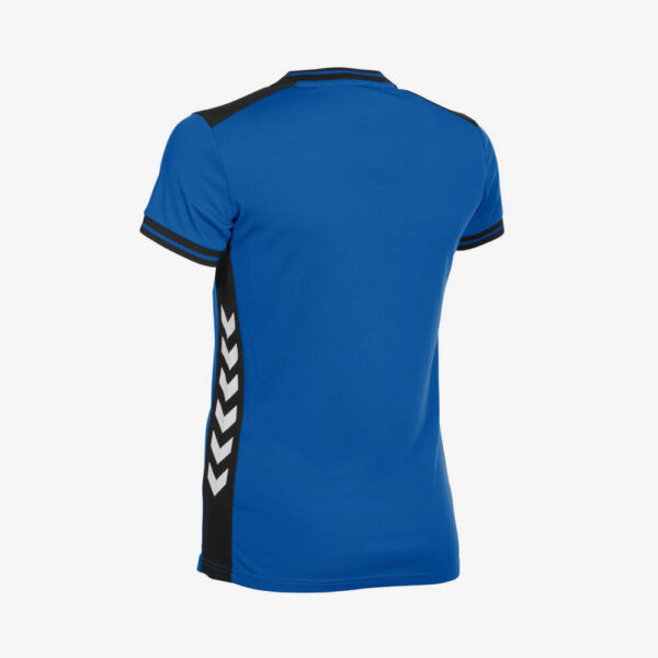 Hummel Lyon Shirt Dames - Sportshirt - Blauw/Zwart - Afbeelding 3