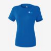 Afbeelding Erima functioneel teamsport t-shirt basic top dames blauw met logo