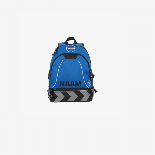 hummel-brighton-backpack-rugtas-blauw-184827-5000-03-met naam zwart
