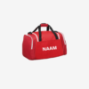 kempa-sportsbag-sporttas-rood - met naam wit