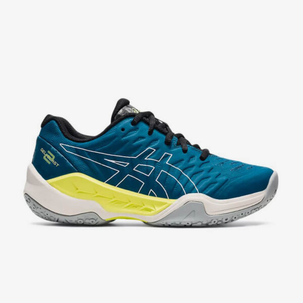 Asics blast 2 gs Indoorschoen junior groenblauw