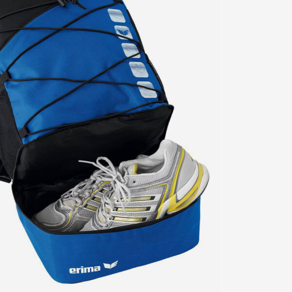 Afbeelding Erima Club rugzak met bodemvak sporttas schoenenvak met schoenen