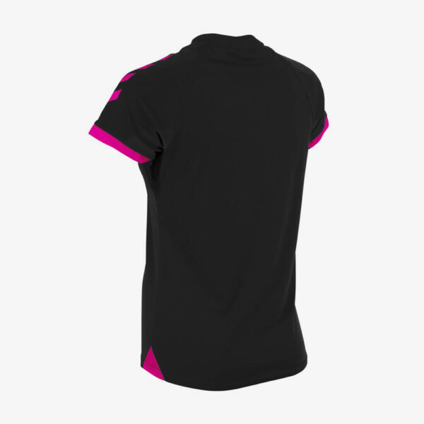 Afbeelding hummel fyn shirt zwart roze dames