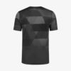 Afbeelding Rogelli Running tshirt Geometric Zwart Heren