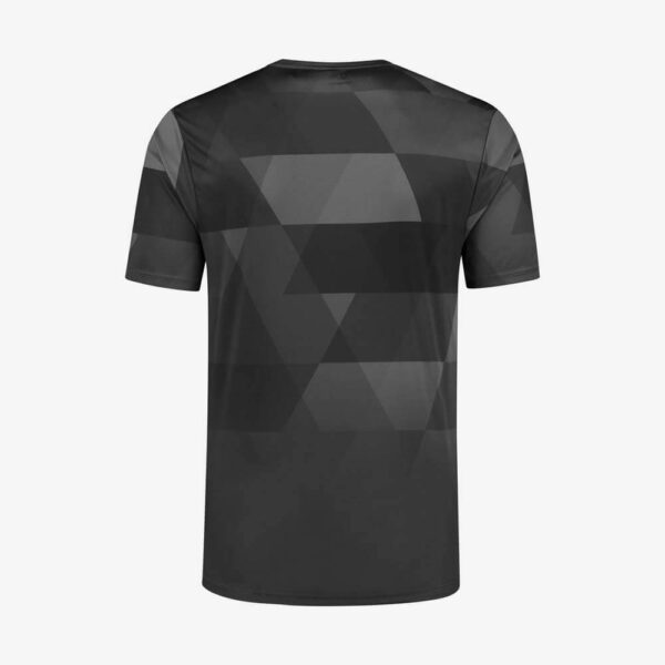 Afbeelding Rogelli Running tshirt Geometric Zwart Heren