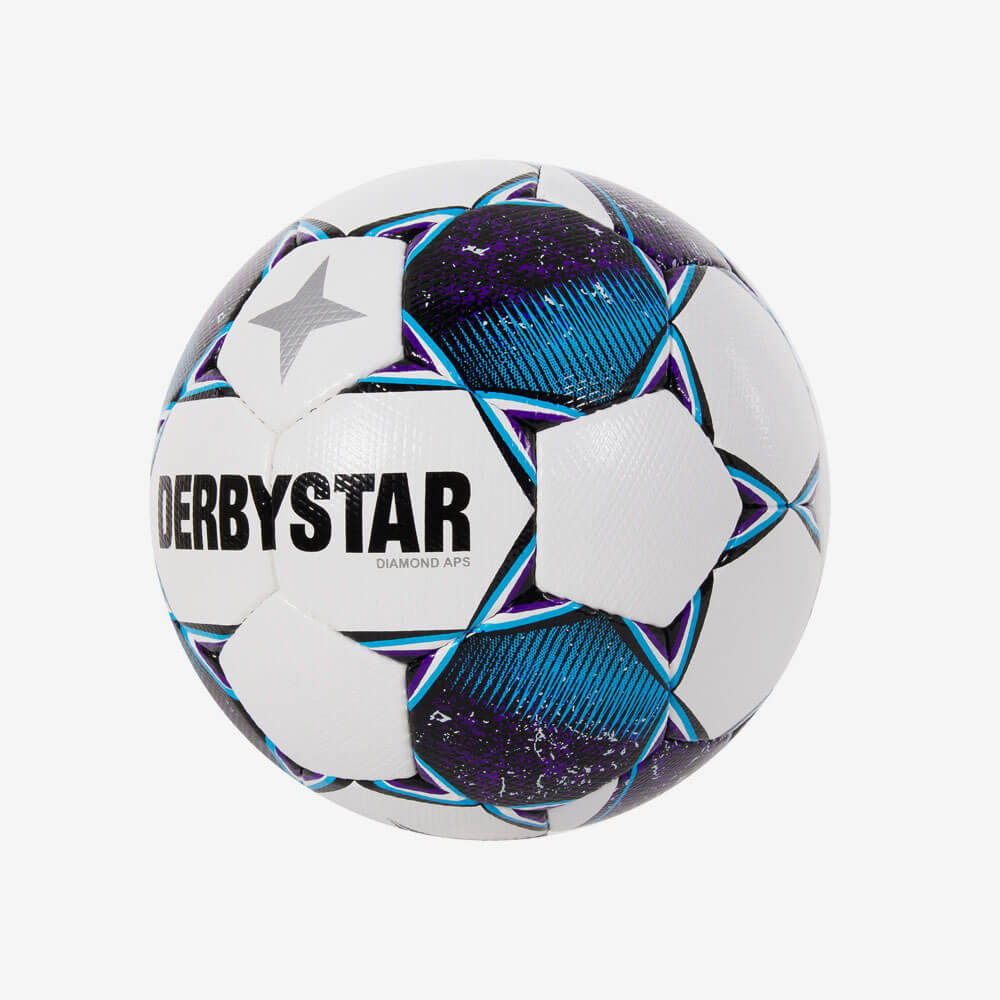 Binnen Peave Missie Derbystar Diamond ll Voetbal - Wedstrijdbal - Wit/Royal - HHsport