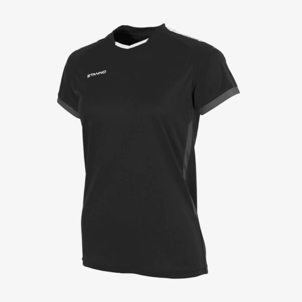 Afbeelding Stanno first shirt sportshirt dames zwart grijs