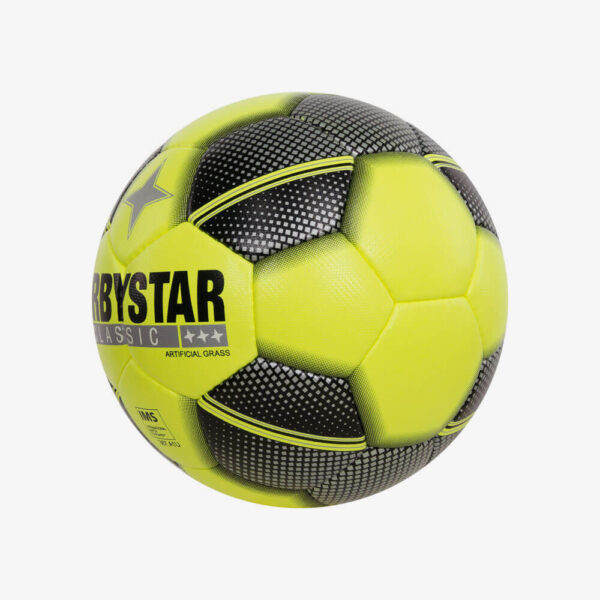 Afbeelding Derbystar Classi TT kunstgras voetbal geel/grijs