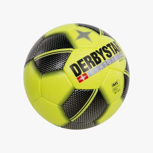 Afbeelding Derbystar Classi TT kunstgras voetbal geel/grijs