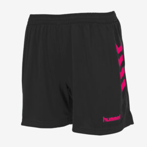 Afbeelding Hummel Memphis short sportbroek dames zwart/roze