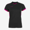 Afbeedling Stanno first shirt ladies sportshirt dames zwart/roze