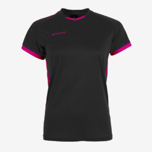 Afbeedling Stanno first shirt ladies sportshirt dames zwart/roze