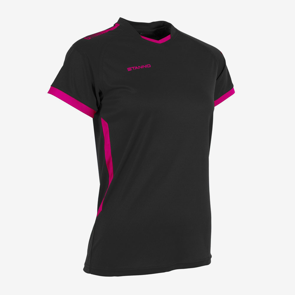 bericht Gezag uitspraak Stanno First Shirt Ladies - Sportshirt - Dames - Zwart/Roze - HHsport