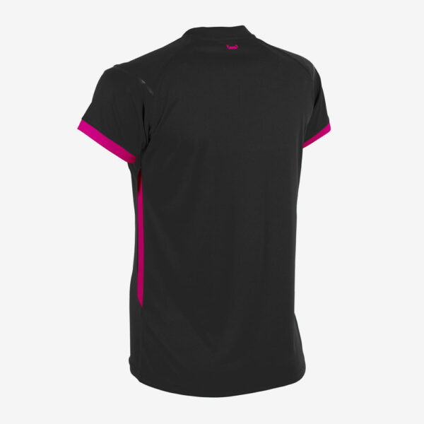 Afbeedling Stanno first shirt ladies sportshirt dames zwart/roze