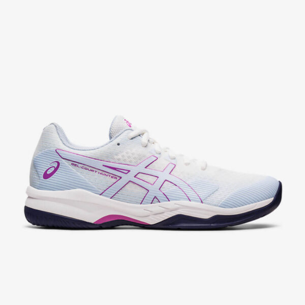 Afbeelding Asics Gel court hunter 2 indoorschoenen dames lichthemelsblauw/roze