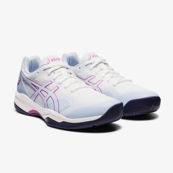 Afbeelding Asics Gel court hunter 2 indoorschoenen dames lichthemelsblauw/roze