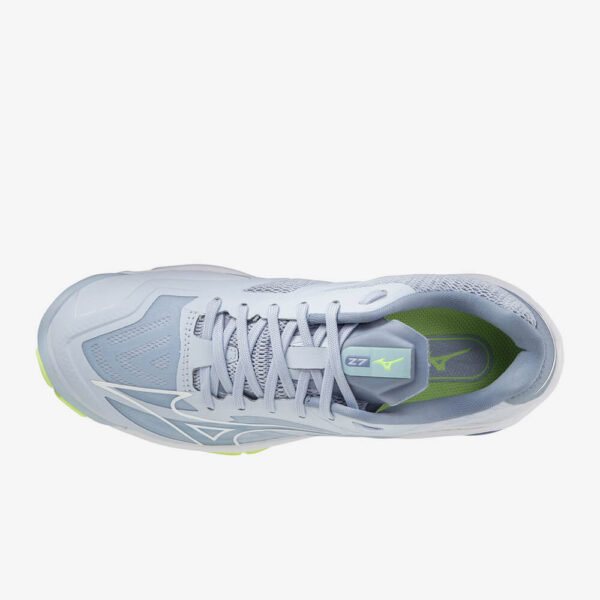 Afbeelding Mizuno Wave Lightning Z7 indoorschoenen dames lichtblauw/grijs