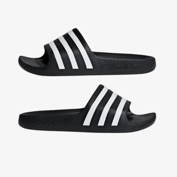 Afbeelding Adidas adilette aqua badslippers junior zwart/wit