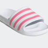 Adidas adilette aqua badslippers wit/roze