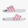 Adidas adilette aqua badslippers wit/roze