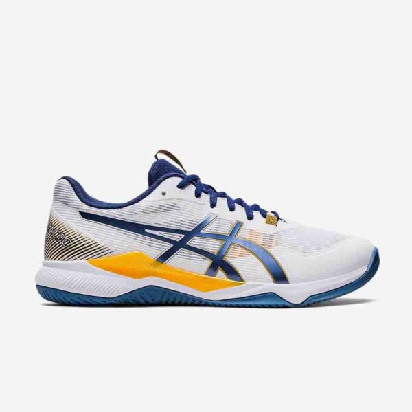 Afbeelding Asics gel tactic indoorschoen heren wit/zeeblauw