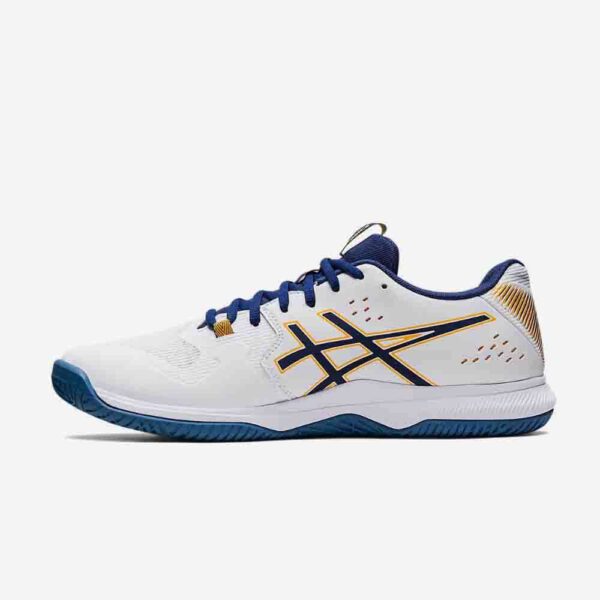 Afbeelding Asics gel tactic indoorschoen heren wit/zeeblauw