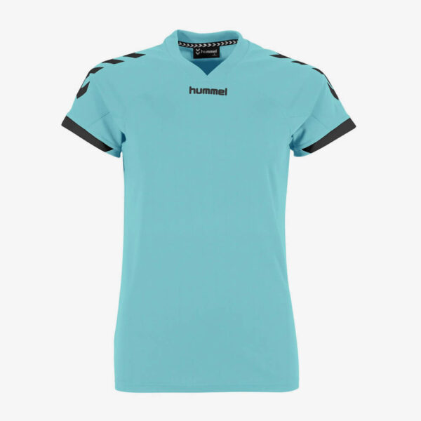 Afbeelding hummel fyn shirt dames mintgroen/zwart