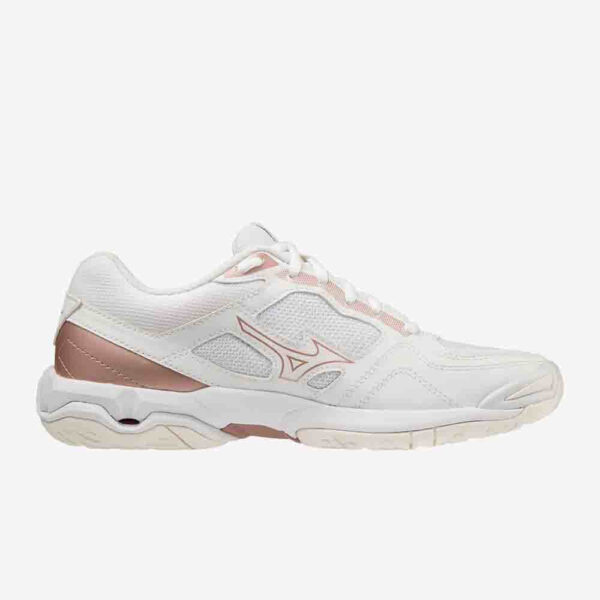 Afbeelding Mizuno Phantom 3 handbalschoen dames wit/brons