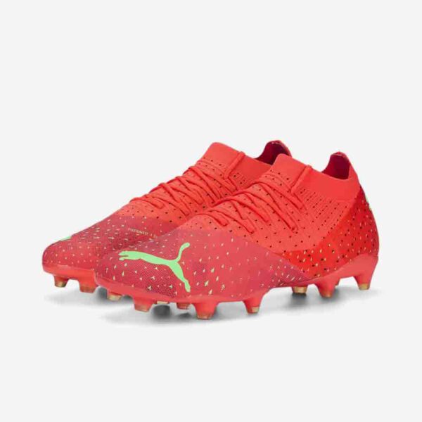 Afbeelding Puma future Z 3.4 voetbalschoenen junior rood/geel