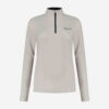 Afbeelding Rogelli runningtop sage lange mouw hardlooptop dames taupe/zwart