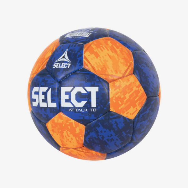 Afbeelding Select Attack handbal wedstrijdbal senior blauw/oranje