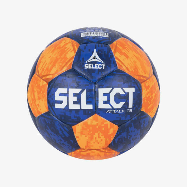 Afbeelding Select Attack handbal wedstrijdbal senior blauw/oranje