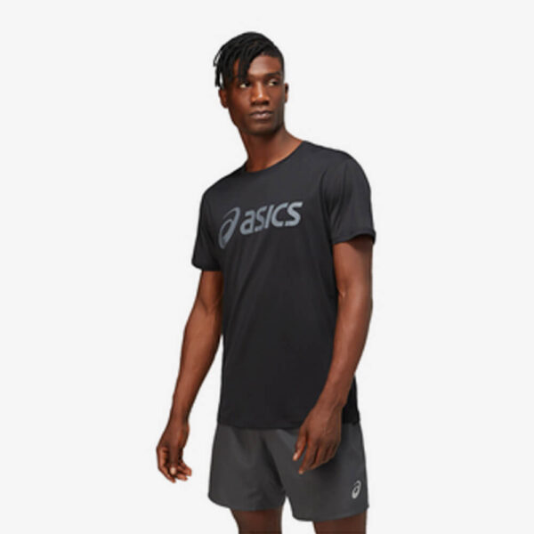 Afbeelding Asics Core top hardloopshirt zwart/grijs