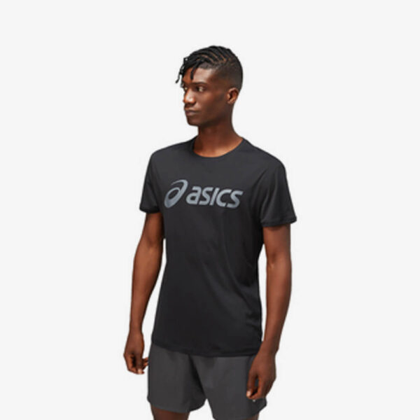 Afbeelding Asics Core top hardloopshirt zwart/grijs