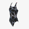 Afbeelding Arena Spider swim pro badpak zwart/roze