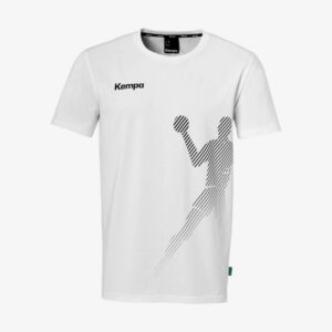 afbeelding Kempa Sportshirt handbal heren wit zwart