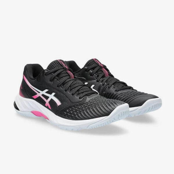 Afbeelding Asics netburner ballastic FF 3 indoorschoenen dames zwart/roze