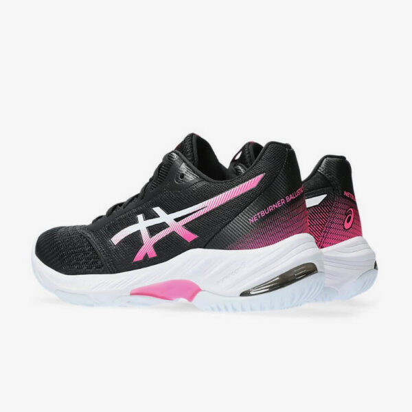 Afbeelding Asics netburner ballastic FF 3 indoorschoenen dames zwart/roze