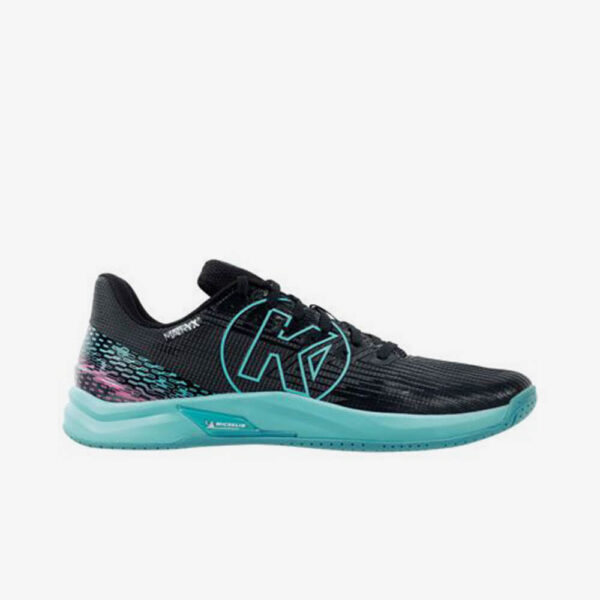 Kempa Attack Two 2.0 - Handbalschoenen - Heren - Zwart/Blauw - Afbeelding 4