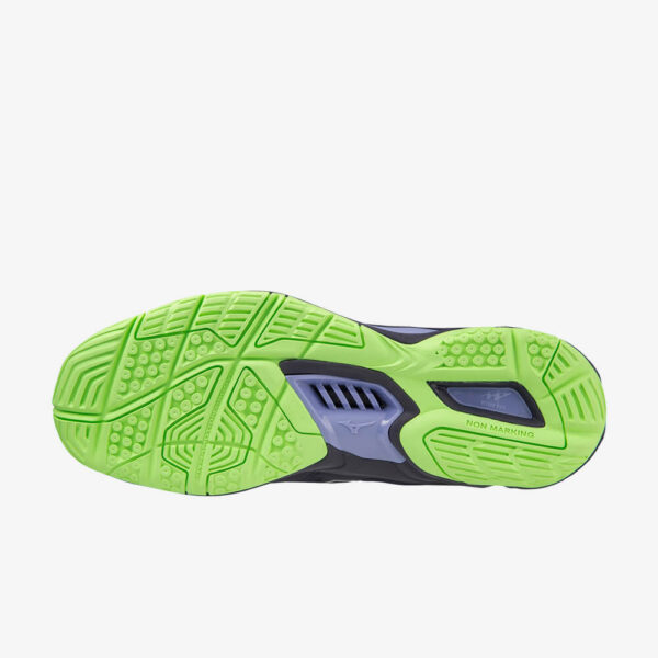 Mizuno Wave Phantom 3 – Handbalschoen - Unisex - Blauw/Geel - Afbeelding 4