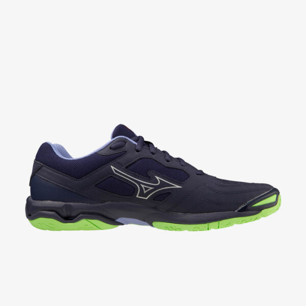 Mizuno Wave Phantom 3 – Handbalschoen - Unisex - Blauw/Geel - Afbeelding 2
