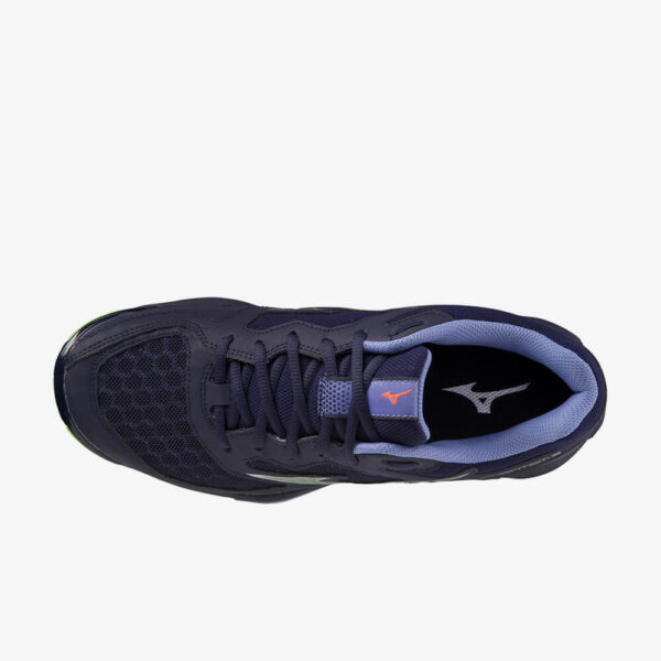 Mizuno Wave Phantom 3 – Handbalschoen - Unisex - Blauw/Geel - Afbeelding 3
