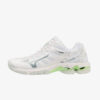 Afbeedling Mizuno Wave Voltage indoorschoen dames wit/grijs/lichtgroen