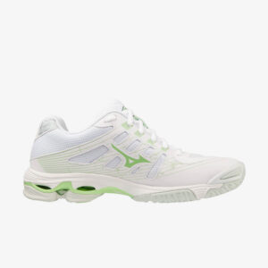 Afbeedling Mizuno Wave Voltage indoorschoen dames wit/grijs/lichtgroen